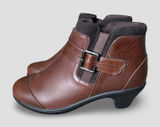 Bioheels Emma Women’s 8.5 Wide Brown Leather Ankle Boots Orthopedic Comfort Photo 0