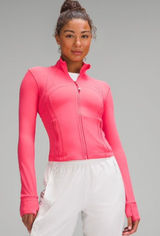 Lululemon Cropped Define Jacket Nulu Glaze Pink Photo 0