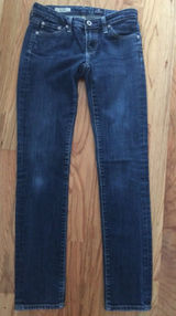 AG Adriano Goldschmied The Stilt Skinny‎ Straight Leg Jean, Dark Wash - Size 25 Photo 0