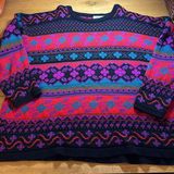 Vintage fornelli sweater xl ugly sweater Cosby Christmas holiday winter Photo 0
