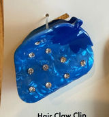 Kate Spade blue rhinestone Strawberry hair clip Photo 0