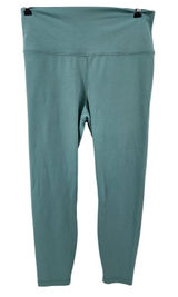 Yogalicious Lux Leggings Womens XL Sage Green High Waist 7/8 Ankle Activewear Photo 0
