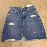 Free People Denim Western Country Jean Skirt NWT Women’s 26 Photo 0