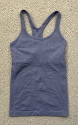 Lululemon Ebb To Street Tank Top Oasis Blue Athletic Athleisure Womens's 4 Photo 0