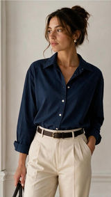 LAUREN RALPH LAUREN Cotton Poplin Shirt Photo 0