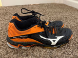 Mizuno Wave Lightning Volleyball Shoes Orange Black Photo 0