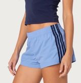 Nikki Nylon Edikted Shorts Navy Blue Photo 0