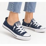 Converse Chuck Taylor All Star Shoreline Navy 7.5 Slip On Sneakers Photo 0