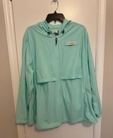 Magellan Fish Gear Women's 2X Jacket Windbreaker Mint Green Zip Up W/ Hood. Photo 0