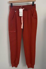 Figs XXS Petite Zamora 2.0 Joggers Srcub Auburn fall autumn orange Photo 0