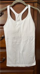 Lululemon White Ebb To Street Tank Top Photo 0