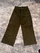 Dickies Olive Green Wide-Leg Cargo Trousers Photo 0