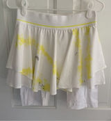 Lululemon Court Rival HR Skirt Extended Liner Electric Lemon Size 6 Photo 0