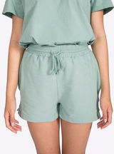 L'Couture Revive Lounge‎ Sweat Shorts Sage Green Photo 0