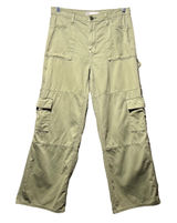 SO Goods For Life High Rise Cargo Wide Leg Pants Olive Green Womens‎ Medium Photo 0