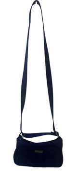 Vera Bradley Crossbody Bag Womens Navy Quilted Adjustable Strap Front Zip Pocket Photo 0