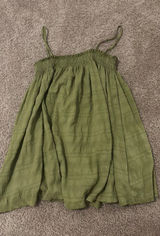 olive green short dress Photo 0