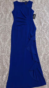 Alexa B Nites blue maxi dress in size 6 Photo 0