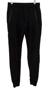Alo‎ Yoga Women's Urban Moto Sweatpants Black XS Tapered Casual Photo 0