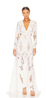 NEW Elliatt Registry Gown Bridal White Maxi Dress size XS Photo 0