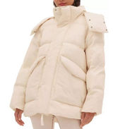 Halfdays Women's Wheeler Parka Oatmilk NWT Small $395 MSRP Photo 0