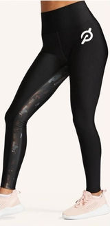 Peloton Show Up High Rise Leggings‎ Women's Size M Black Activewear Photo 0