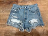 Blue Levi’s Denim Shorts 501 Women’s Photo 0