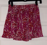 Show Me Your Mumu Hot Pink & White Carlos Swing Shorts, NWT Photo 0