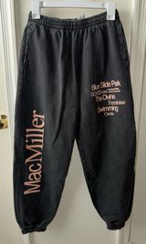 Grey Mac Miller Cuffed Sweatpants Photo 0