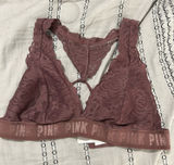 PINK Victoria’s Secret Lace Bralette in Mauve Photo 0
