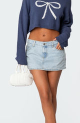 Edikted Mini Skirt Denim Photo 0