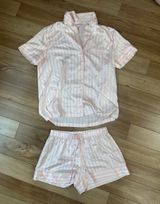 Victoria's Secret Pajama Set Satin Pink Photo 0