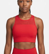 Zyia Active High Neck Mesh Racerback Sports Bra Red One More Rep Size M Photo 0