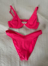 Hollister Bikini Set Ribbed Pink Photo 0