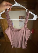 Lace Tank Purple Size M Photo 0