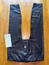Lululemon Align High Rise 25” Shine Radiate Foil Black Size 4 NWT Photo 0