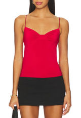 NWOT Free People Intimately My Way Triangle Cami in Deep Cherry Size Small Photo 0