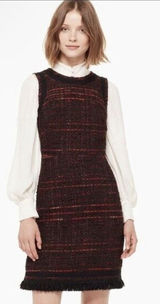 Kate Spade New York So Foxy metallic tweed sheath dress Size 0 Photo 0