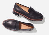 Madewell The Corinne lugsole leather loafers preppy black 7 Photo 0