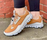 Women’s On cloud Tan Athletic Casual Shoes - Swiss Engineering Detail Photo 0