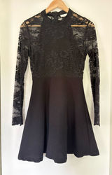 Lush Black Lace Dress Photo 0