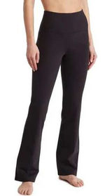 Yogalicious Lux Everyday Straight Pant Women XS Black High Waisted Yoga Pants‎ Photo 0