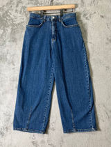 Pilcro Barrel Leg Jeans Blue Denim Women’s Size 25 Modern Effortless Cool Girl‎ Photo 0