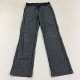 PrAna Pants Womens Small Gray Breathe Drawstring Waist Wide Leg Travel Chino Photo 0