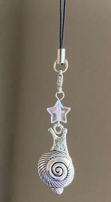 Handmade Kawaii funky snail phone charm/keychain/bag accessory/car display🐌🌼🍃🌀 Photo 0