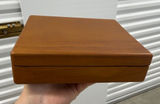 Wooden Jewelry or Keepsake Box in Warm Honey Brown‎ Photo 0