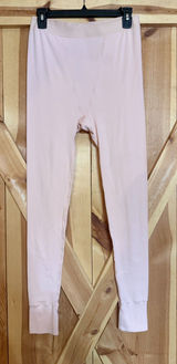 NWT SKIMS Logo Pointelle Legging Quartz Pink Size Large Viral Sold Out Cotton Photo 0