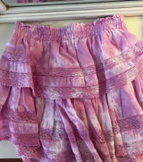 Love Shack Fancy Skirt Ruffle Pink Photo 0