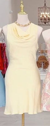 Yellow Cocktail Dress Photo 0