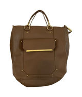 Steve Madden Large Light Brown Faux Leather Convertible Shoulder Tote‎ Bag Purse Photo 0